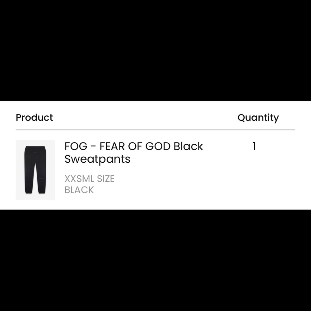 Fear of God ESSENTIALS Sweatpants